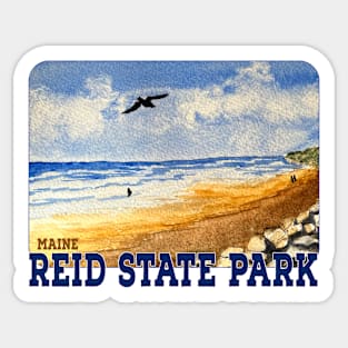 Reid State Park, Maine Sticker